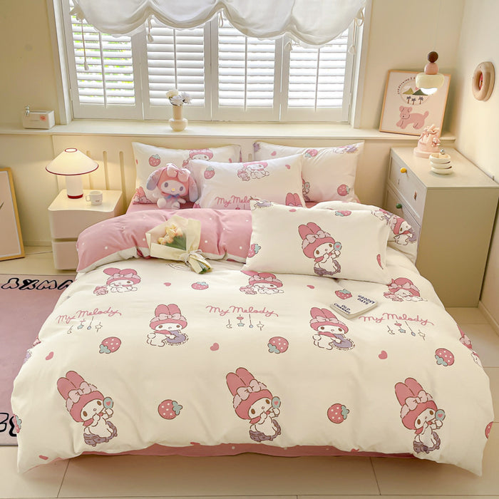 Wholesale Cartoon Bed Sheets, Dust Covers, Protective Covers, Skin Friendly and Frosted Bed Sheets JDC-SEE-AiErMei003