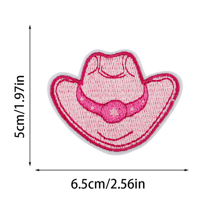 Wholesale Pink Western Denim DIY Patches