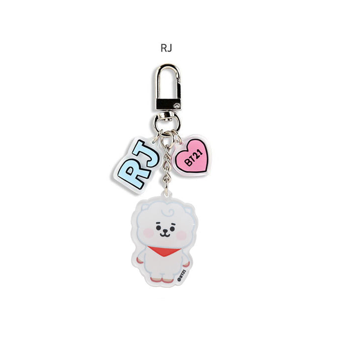 Wholesale Acrylic cute cartoon couple keychains