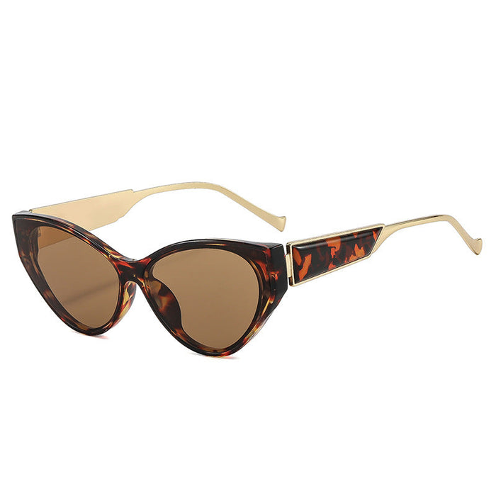 Wholesale Retro Cat Eye Ring Shape Sunglasses UV400 Protection Trendy Accessory