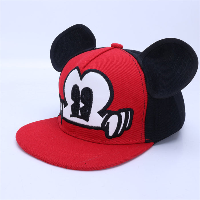 Wholesale Trendy Cute Cartoon Kids Baseball Cap Flat Brim Adjustable Sun Protection
