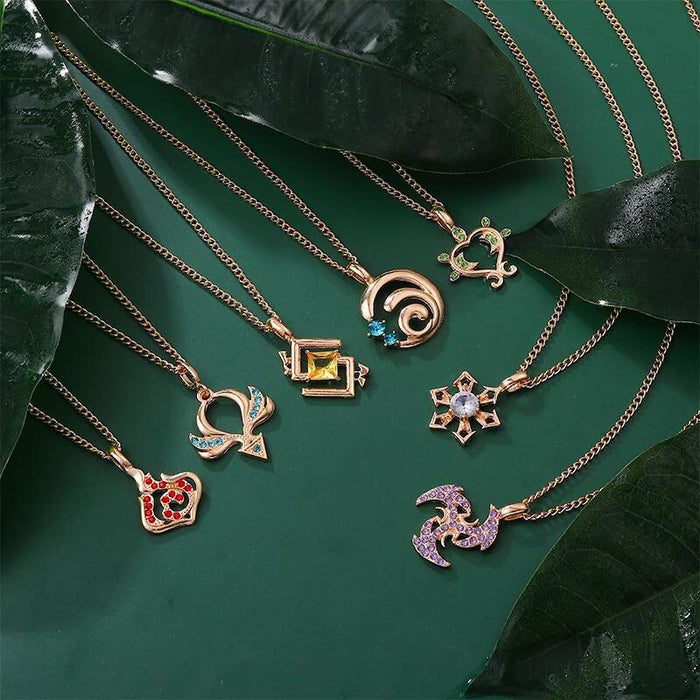 Wholesale Cartoon Game Element Pendant Necklace JDC-NE-jinmiao005