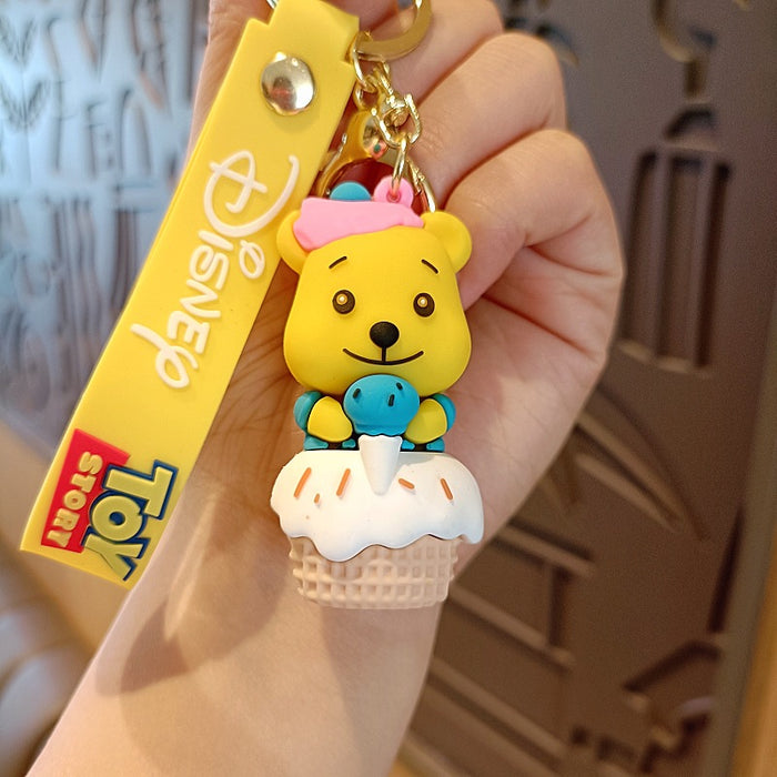 Wholesale Silicone Cartoon Doll Keychain JDC-KC-MingT193