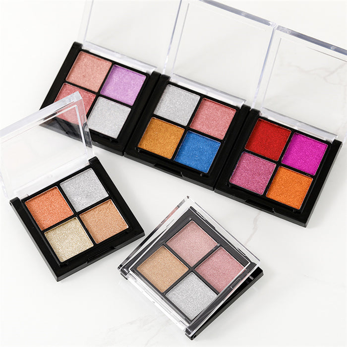 Wholesale Nail art four-color magic mirror powder, laser powder, two-color solid powder