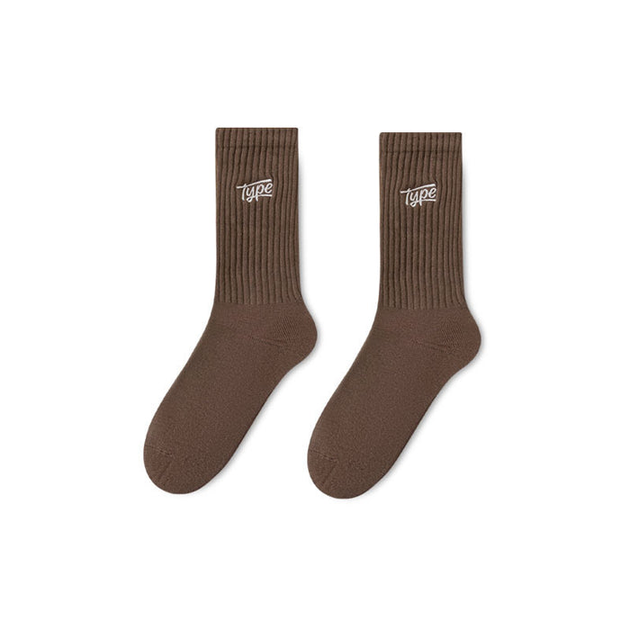Wholesale Socks men's mid length stockings men's anti odor and sweat absorbing men's socks casual sports men's long tube