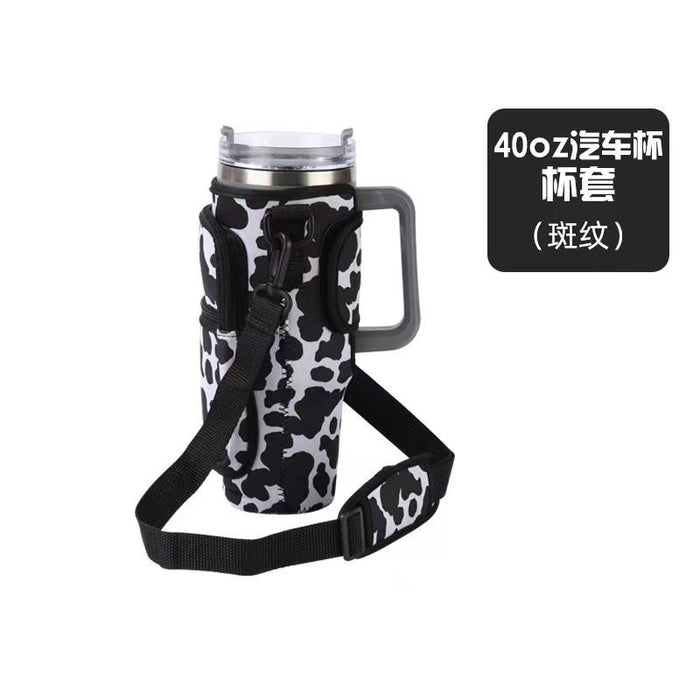 Wholesale Tumbler Capacity Footprint Handle Stainless Steel Large Capacity Ice Cup Car Cup  JDC-CUP-QN001