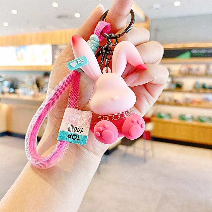 Wholesale Silicone Cartoon Doll Keychain JDC-KC-MingT165