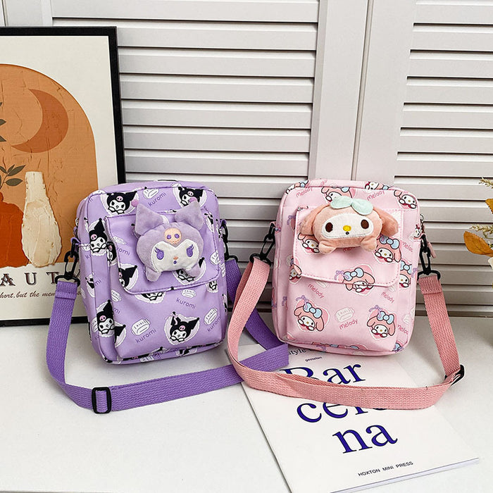 Wholesale Cartoon Printed Nylon Messenger Bag JDC-SD-Tongxi001