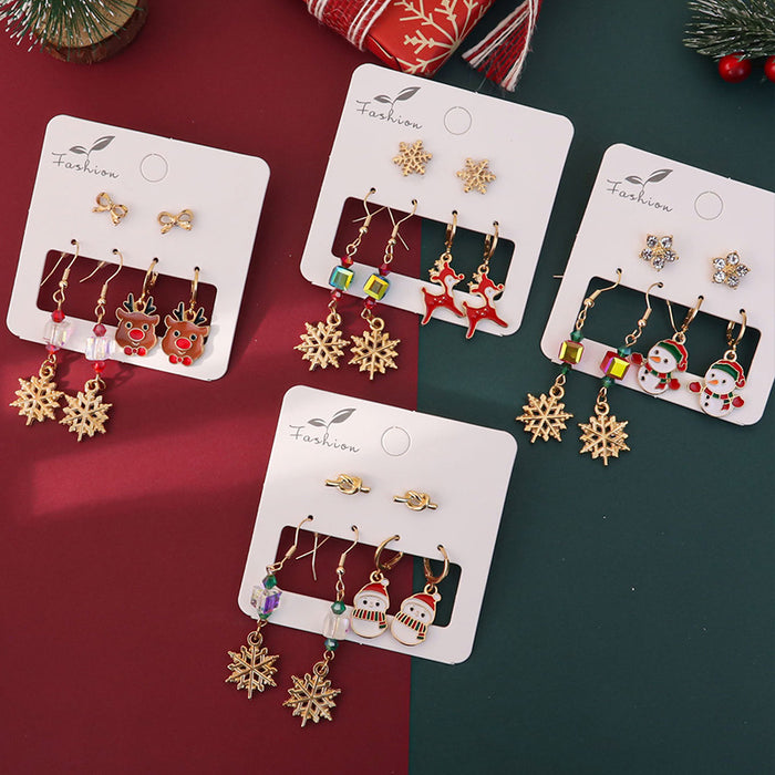 Wholesale Christmas Earrings Holiday Party Earring Set
