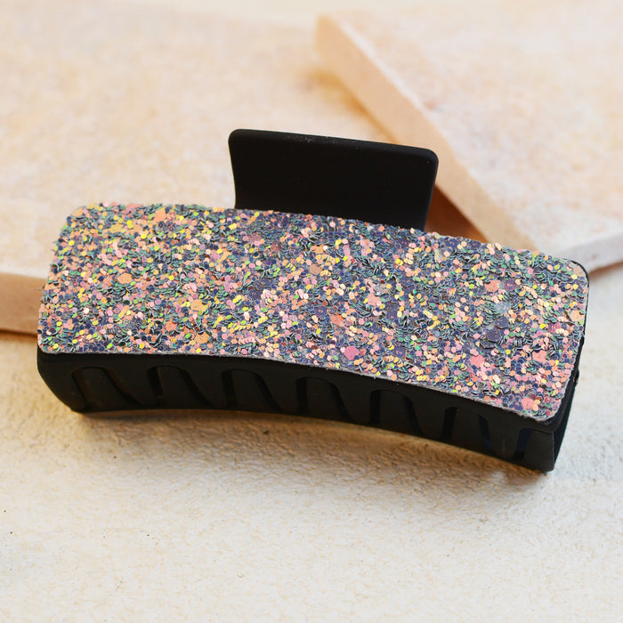 Wholesale Sequin Leather Hairpin Shark Clip JDC-HC-ChenC012