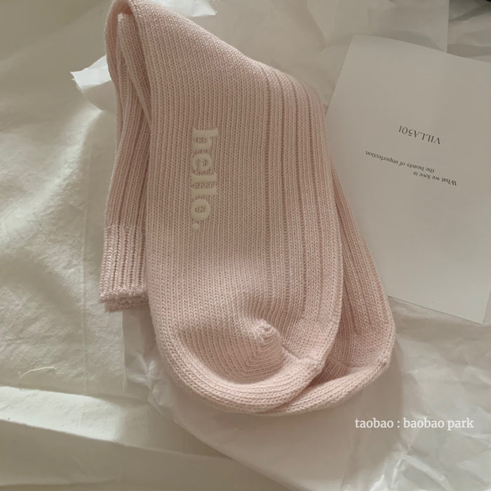 Wholesale Cute mid length socks, colorful base socks, versatile socks