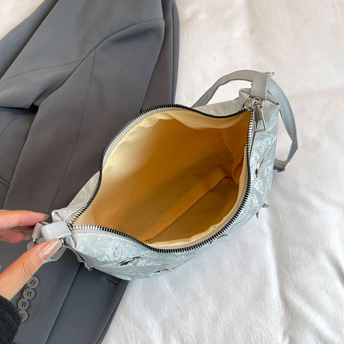 Wholesale Large capacity bag, high-end feel, niche commuting tote bag, backpack, single shoulder, crossbody backpack