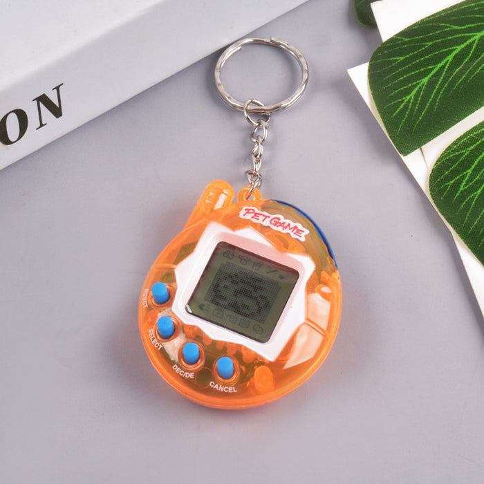 Wholesale Electronic Pet Machine Handheld Game Console Plastic Keychain JDC-KC-BJD003