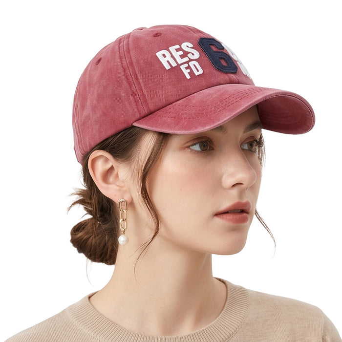 Wholesale Fashion Retro Washed Cotton Baseball Cap with Curved Brim for Summer