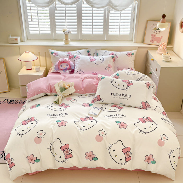 Wholesale Cartoon Bed Sheets, Dust Covers, Protective Covers, Skin Friendly and Frosted Bed Sheet JDC-SEE-AiErMei001