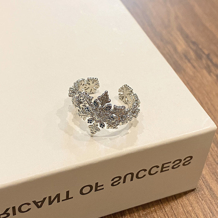 Wholesale Personalized Love Geometry Ring Retro Fashion Exaggerated Irregular Opening Ring