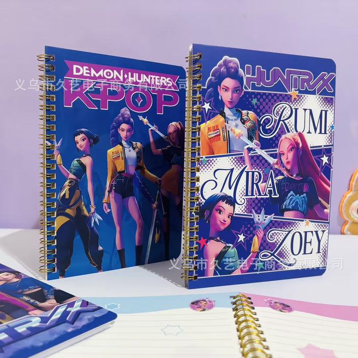 Wholesale KPOP-themed A5 spiral notebook for children