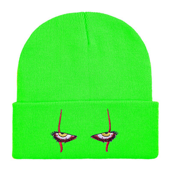 Wholesale Eye Embroidery Knitted Beanie JDC-FH-Shengn014