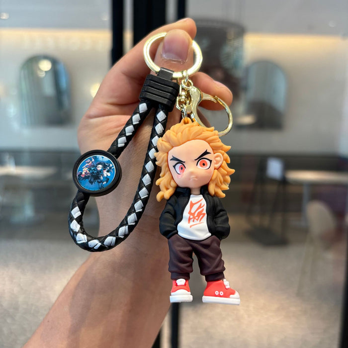Wholesale Cartoon PVC Keychain Cute Gift for Couples Car Bag Accessory Boutique MOQ:2