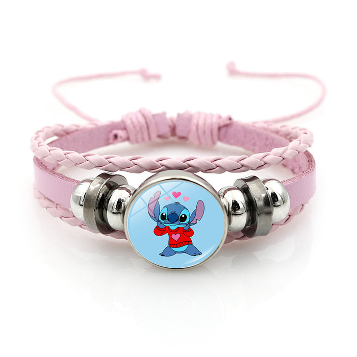 Wholesale Love Stitch Bracelet Jewelry Girl Gift Star Stitch Animation Surrounding Hand Jewelry Small Gifts JDC-BT-JY001