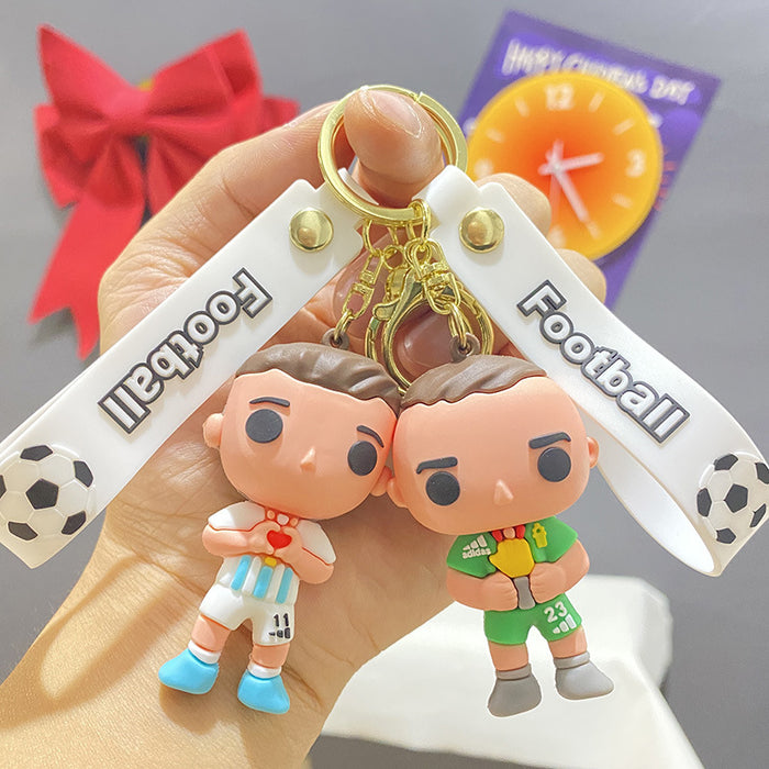 Wholesale Cartoon Soccer  Keychain Bag Pendant