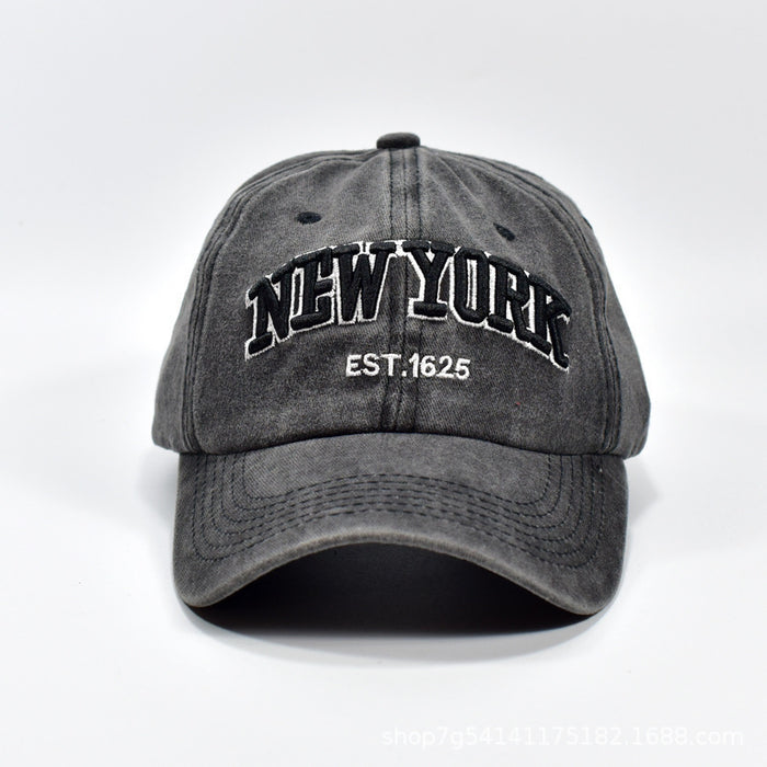 Wholesale Washed Cotton Hat Embroidered Outdoor Baseball Cap