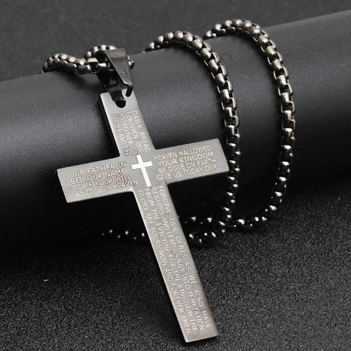 Wholesale stainless steel necklace men's and women's titanium steel pendant jewelry