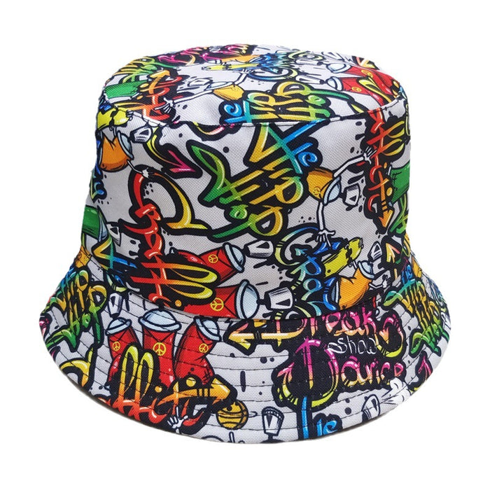 Wholesale Cartoon Print Cotton Bucket Hat JDC-FH-BoD017