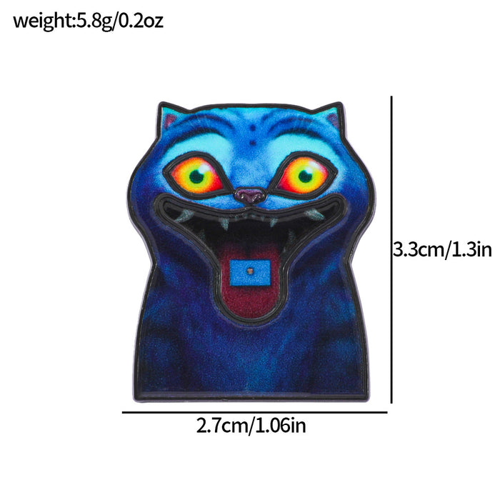 Wholesale Cartoon metal badge,  alloy printed brooch,  chest badge accessory pin