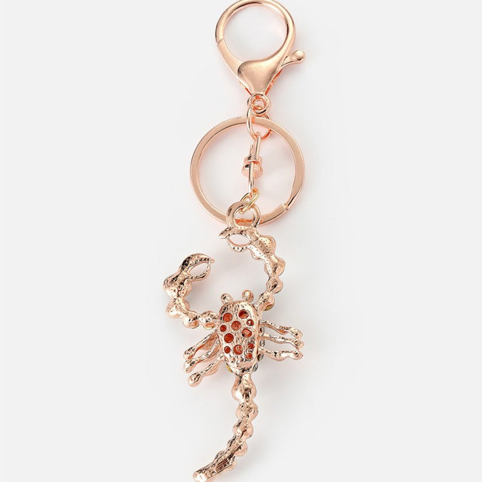 Wholesale Chic Rhinestone Keychain Zinc Alloy Bag Charm Gift