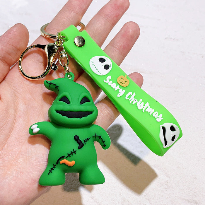 Wholesale Cartoon Silicone Doll Keychain JDC-KC-QiChao052