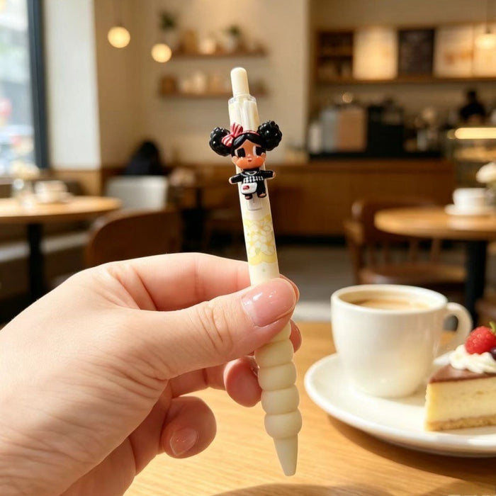Wholesale Cute Cartoon Plush Pen Pendant Black Ink 0. 5mm Gel Pen Bulk