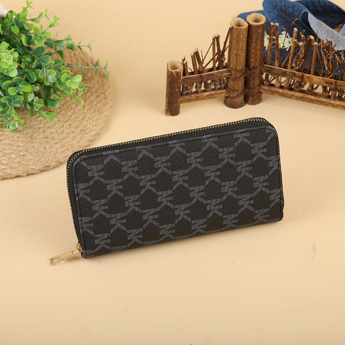 Wholesale Large Capacity Zipper PU Wallet JDC-WT-HNG008