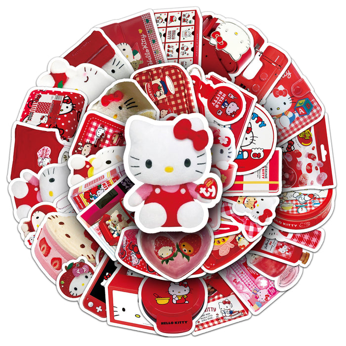 Wholesale 50  stickers cute cat creative  stickers