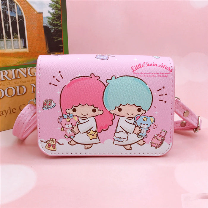 Wholesale PU Cartoon Printing Small Magnetic Buckle Adjustable Shoulder Strap Messenger Bag JDC-SD-YaLL001