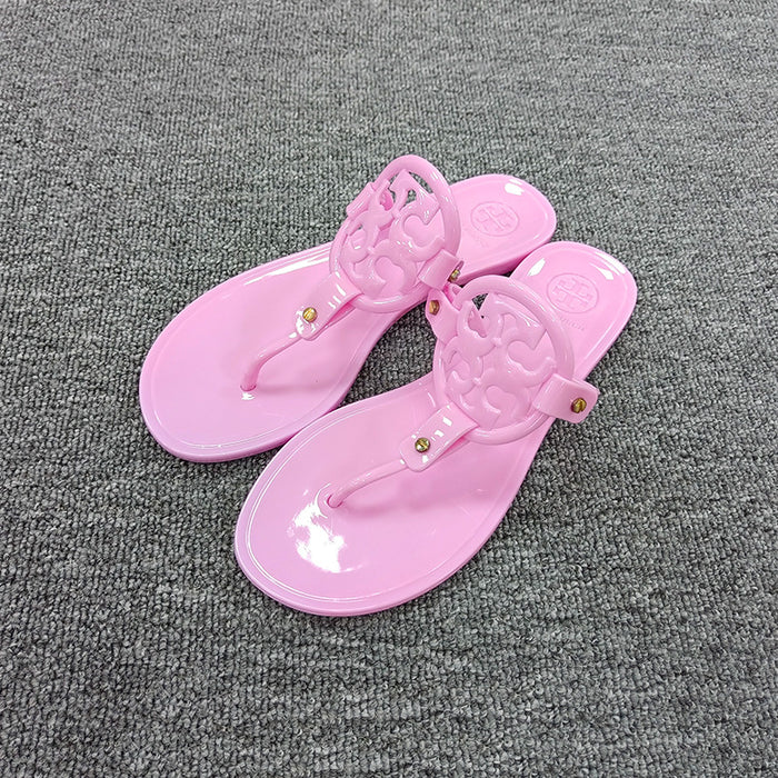 Wholesale Leather Flip-flops for Women JDC-SP-BoH005