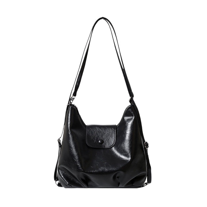 Wholesale Small niche tote bag, retro backpack, large capacity single shoulder backpack