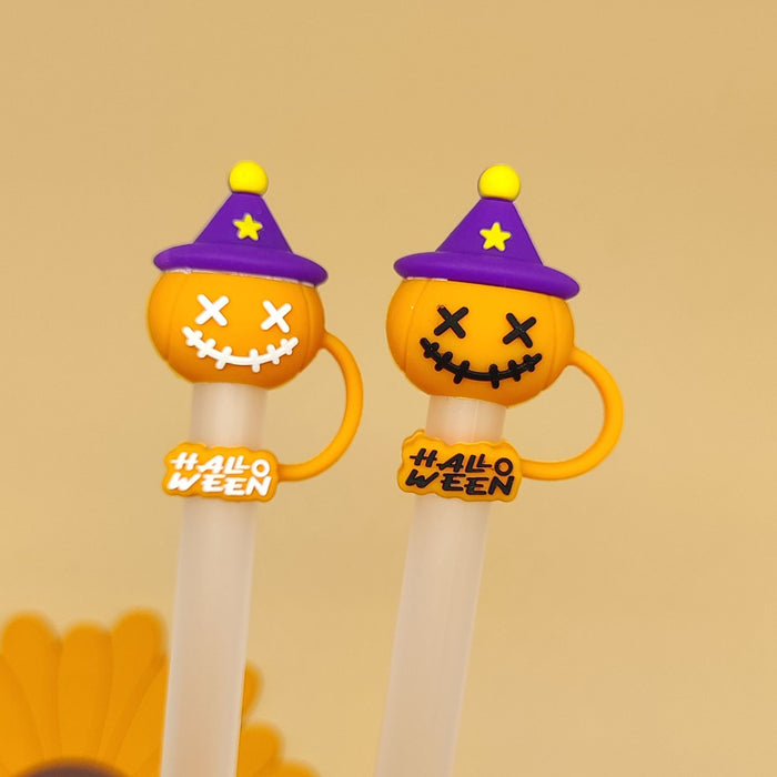 Wholesale 20pcs silicone straw cap cute fun straw plug dust plug  straw cap wh