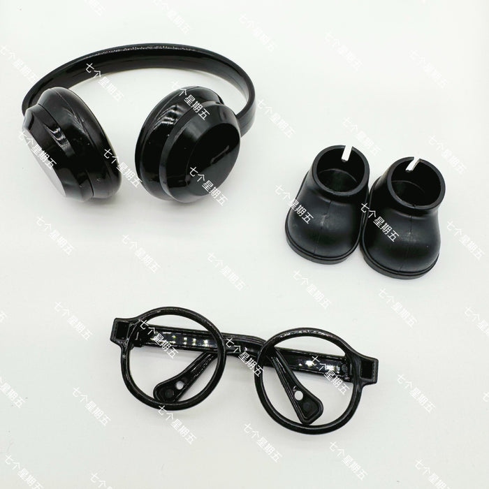 Wholesale  Cotton Doll Dress-Up Headphones Glasses Shoes Boots Crown Accessories