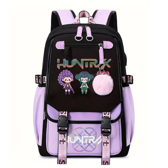 Wholesale  Fashionable Color-Block Unisex Backpack , Lightweight and Large Capacity