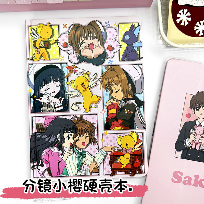 Wholesale 5pcsNotebook Student Cartoon Animation Journal Full Color Page