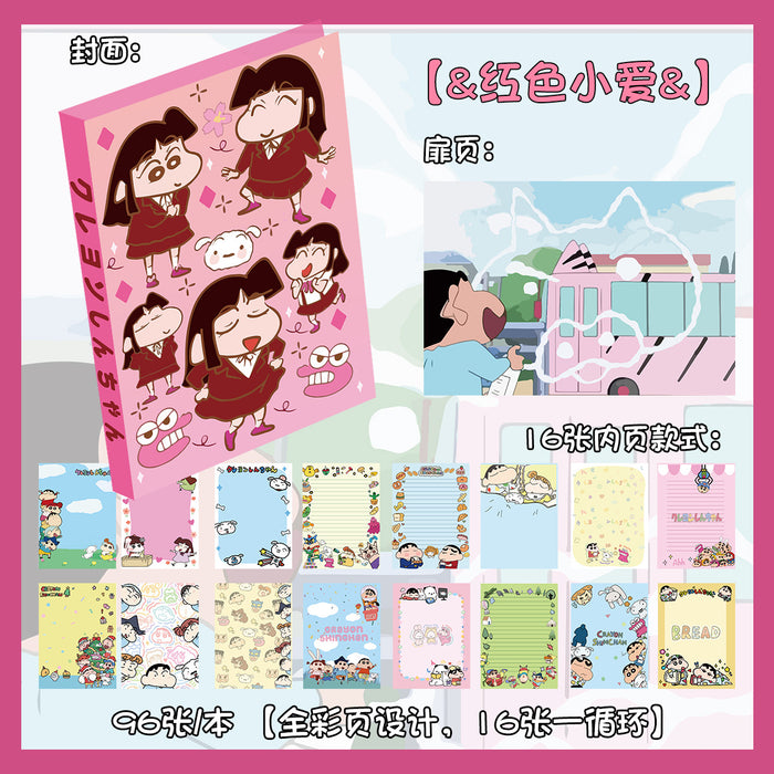 Wholesale 5pcs Cartoon Hand Ledger Cute Animation Journal Color Page Notepad