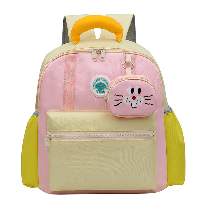 Wholesale Medium and Large small size Kindergarten Backpack Nylon Lightweight Schoolbag Boys' Universal Bag Clove Style Children's Bag