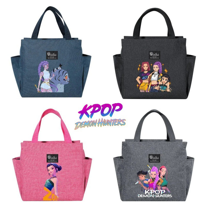 Wholesale Cute Cartoon Insulated Lunch Bag for Hot and Cold Handbags
