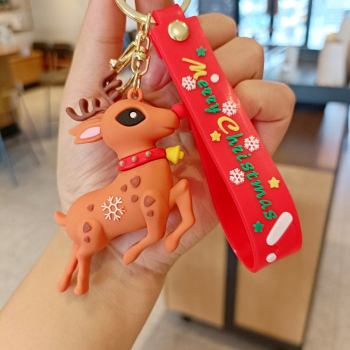 Wholesale Silicone Cartoon Doll Keychain JDC-KC-MingT083