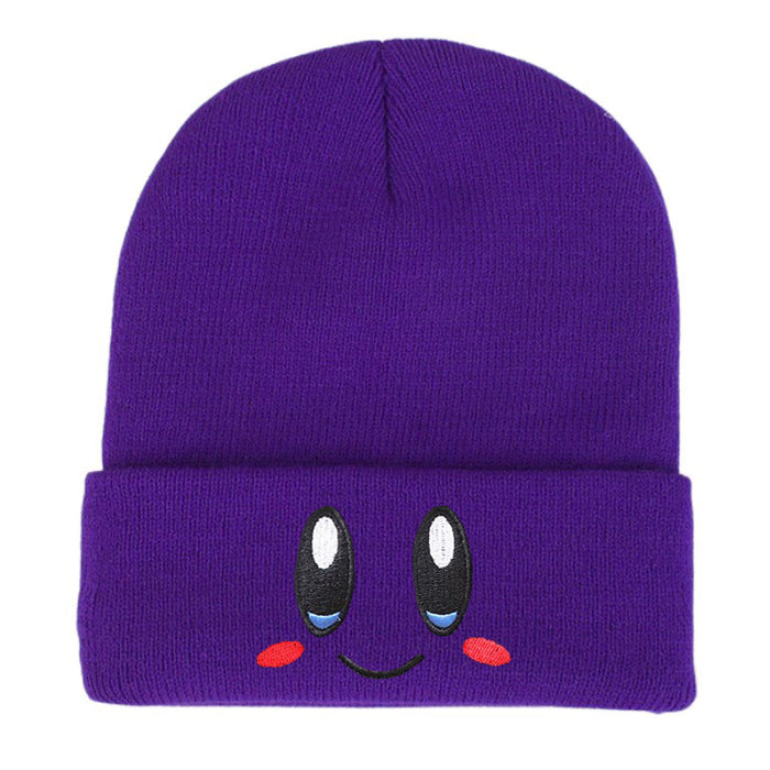 Wholesale Big Eyes Smiley Cartoon Cute Acrylic Wool Knitted Hat JDC-FH-Shengn003