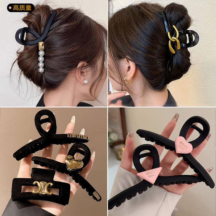 Wholesale Hairpins Elegant Simple Hairpin Plush Hair Accessories JDC-HC-FX007