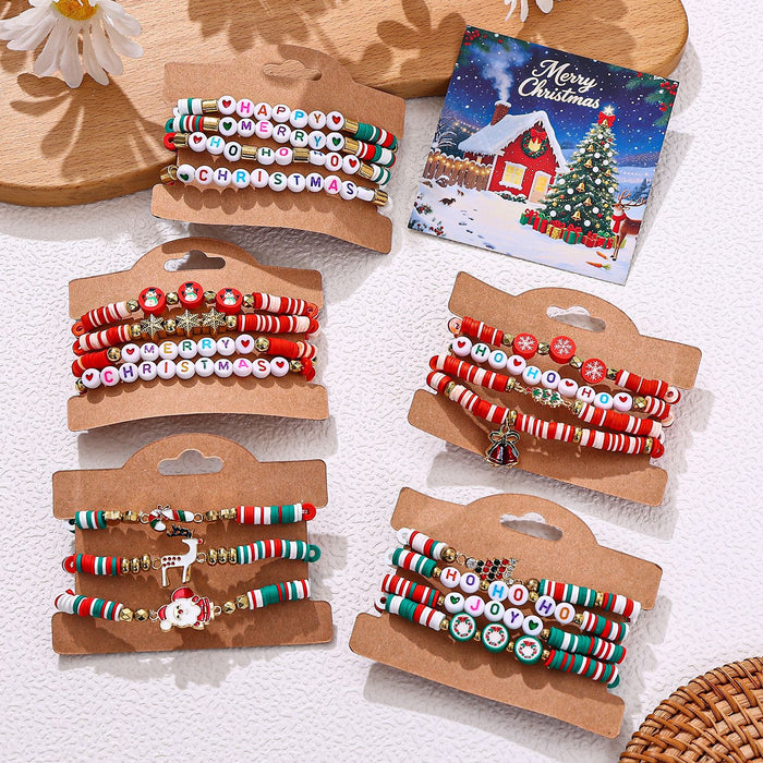 Wholesale Christmas-themed bracelet set