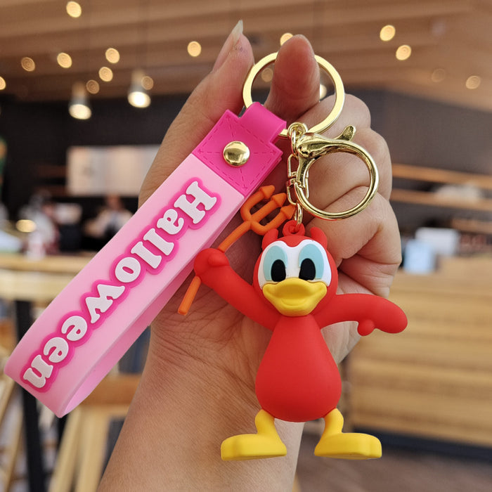 Wholesale Cartoon Silicone Doll Keychain JDC-KC-ZhuoRan035