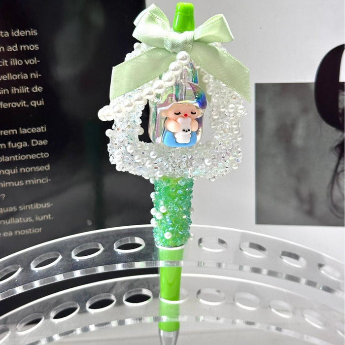 Wholesale Beaded Butterfly Bling Pen Decorative Fashion Accessory Gift